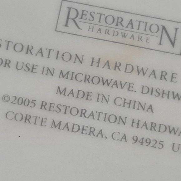 Restoration Hardware Snowflakes Let It Snow Plates - Set Of 4 - Picture 12 of 16